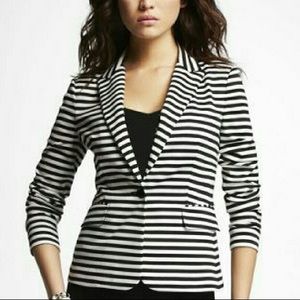 Express Black and White Blazer